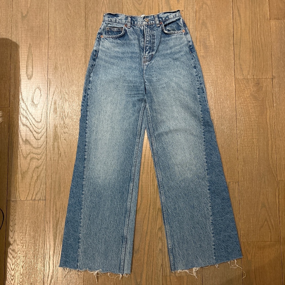 Reformation Cary High Rise Slouchy Wide Leg Jeans